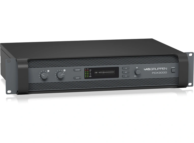 Lab Gruppen PDX3000 3000W, 2-kanals forsterker med DSP 
