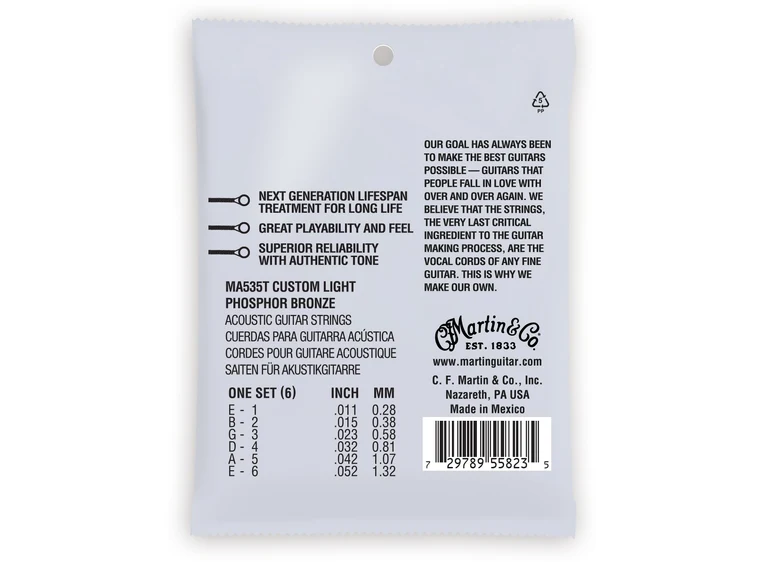 Martin Lifespan MA535T Custom Light (011-052) 