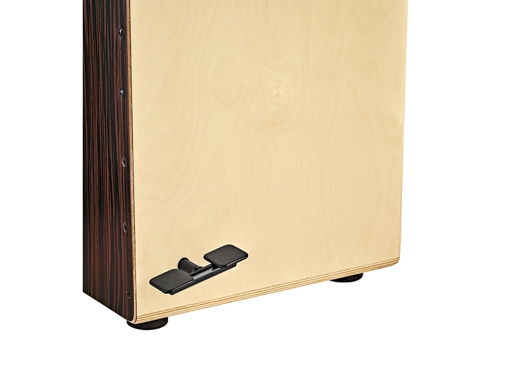 Meinl JBC6EY Bass Cajon w/Snare Pedal, Ebony front 