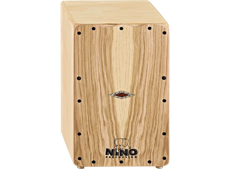 Nino Percussion AE-NINO951 Artisan Cajon White Oak 14 3/4 Tall 