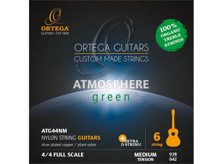 Ortega ATG44NM Strengesett Classic Med. (028-042) Atmosphere Green