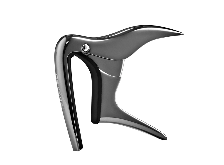 Ortega OCAPOUKE-BCR Capo Ukulele Black Chrome edition 