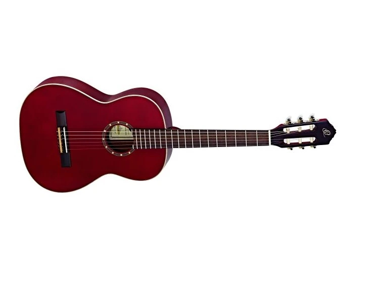 Ortega R121-7/8WR Klassisk gitar 7/8 Gloss Wine Red 