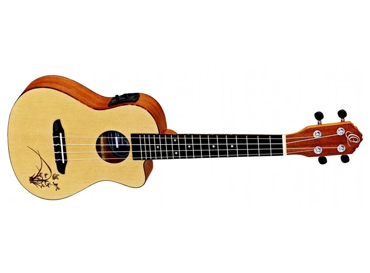 Ortega RU5CE Concert ukulele med mik 