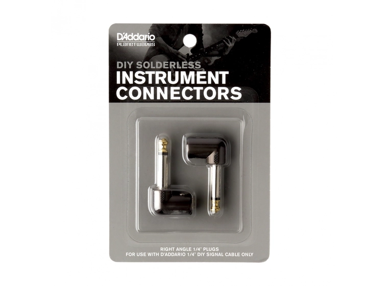 Planet Waves PW-GRAP-2 1/4" jack plug angled (2-pack) 
