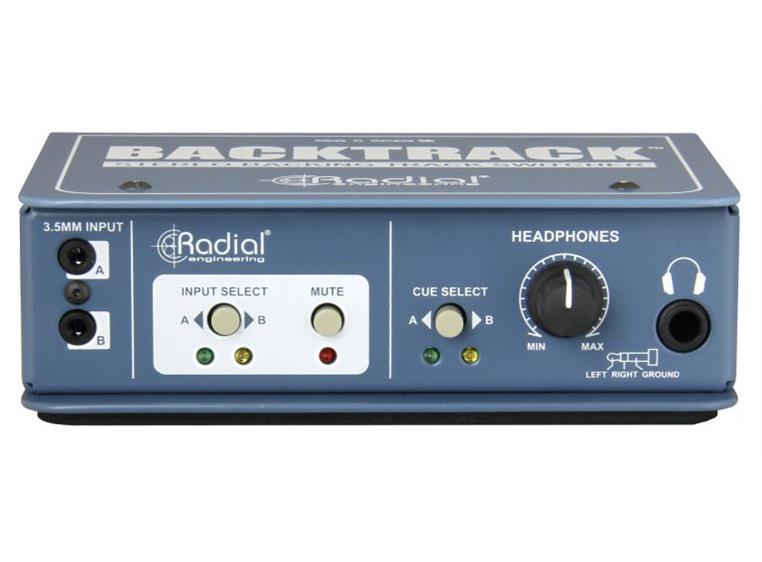 Radial BackTrack Stereo audio switcher
