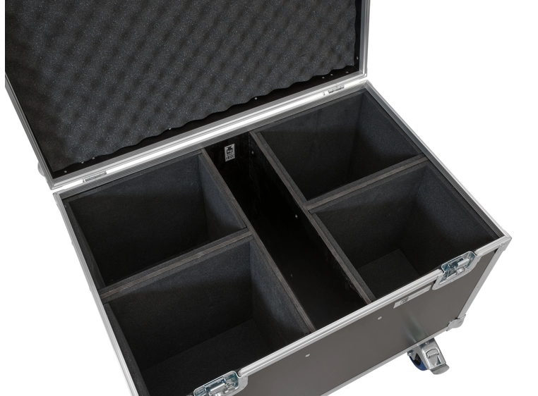 Roadinger Flightcase 4x LED Theatre COB 200 series, w/wheels 