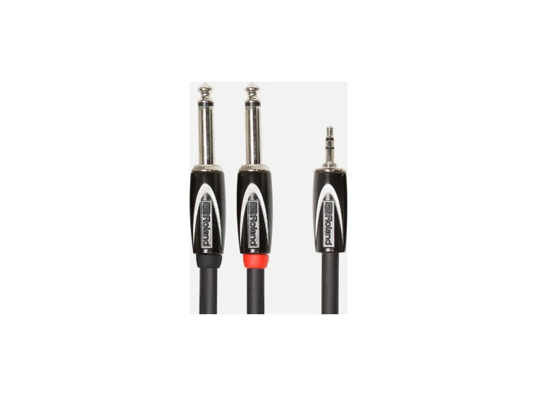 Roland RCC-5-3528V2 1.5m Interconnect Cable, 3.5mm TRS-Dual 1/4", Y Cable 