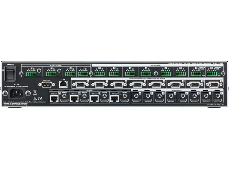 Roland XS-84H Multi format video switcher 8-in x 4-out