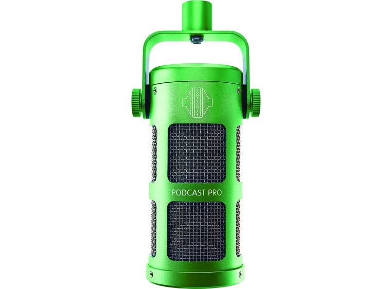 Sontronics ST-PCP Podcast PRO Green Dynamisk supercardioid Podcast-mikrofon 