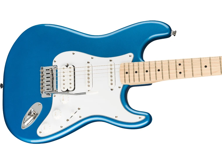 Squier Affinity Series Strat HSS Pack Lake Placid Blue, MN, Gig Bag, 15G-230V 