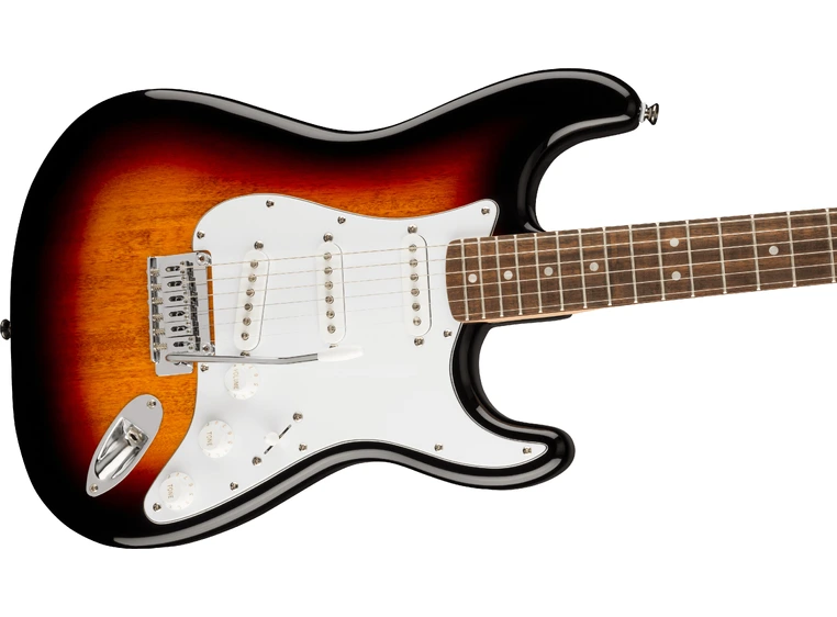 Squier Affinity Series Stratocaster 3-Color Sunburst, White PG, Laurel FB 