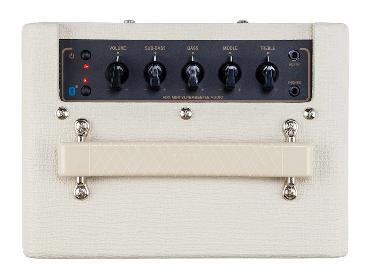 Vox MSB50 Audio Ivory Superbeetle Gitarforsterker og bluetooth-høyttaler 