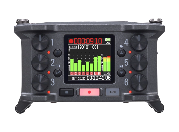 Zoom F6 MultiTrack Field Recorder 