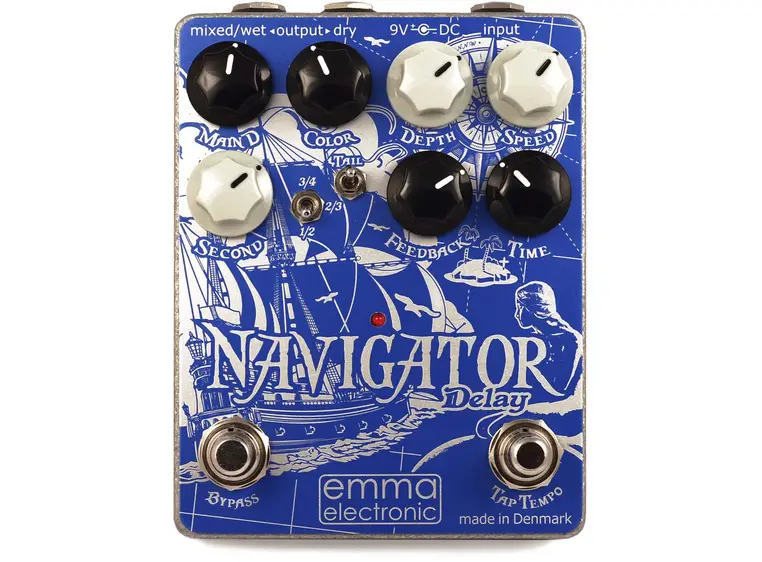 emma electronic Navigator Delay Versatile multi-head Delay with TapTempo 