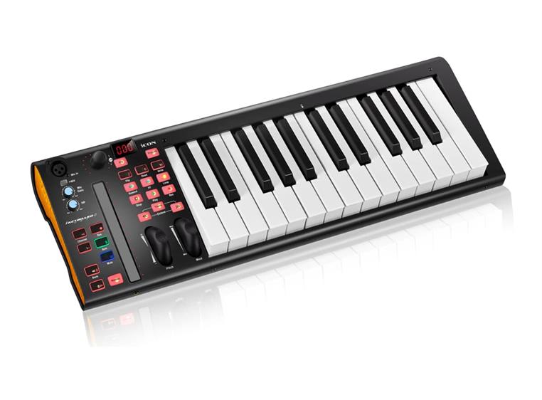 iCon iKeyboard 3S ProDrive III USB MIDI Controller Keyboard, 25 keys