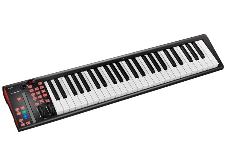 iCon iKeyboard 5X USB MIDI Controller Keyboard, 49 keys