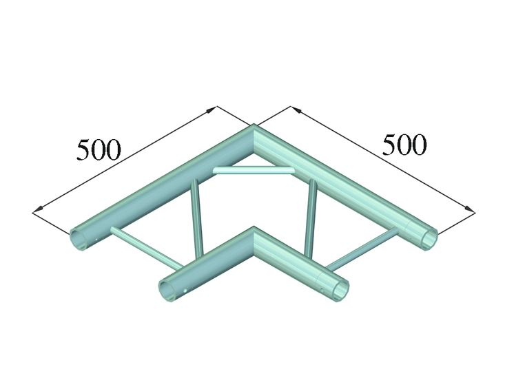 Alutruss Bilock BQ2-SPAC21H 2-way Corner 90° bk 