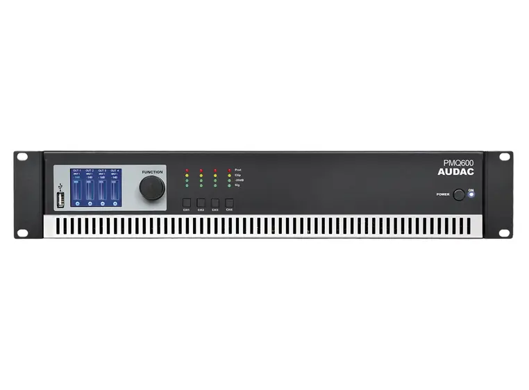 Audac PMQ600 4-kanal 100V 