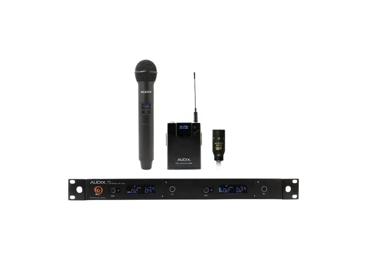 Audix AP62 C210 Dobbelt trådløst system Med OM2 og ADX10 (522-586MHz) 
