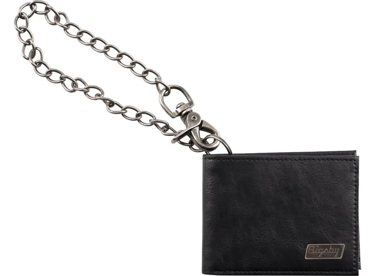 Bigsby Ltd Edition Leather Wallet with Chain, Black 
