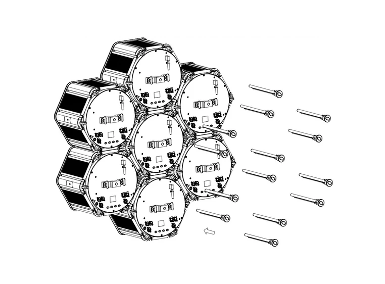 Briteq BT-RETRO koblingsadapter For sammenkobling av flere enheter 