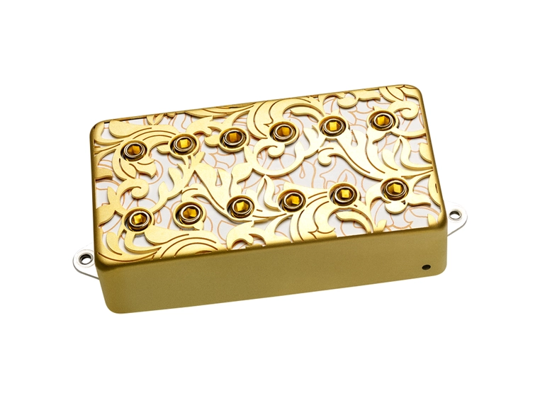 Dimarzio DP289FSGFW Pickup Humbucker UtoPIA/Bridge F-spaced Satin Gold/White 