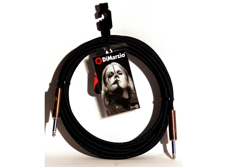 Dimarzio EP1718J5 Instrumentkabel John 5 Signature 5.4m. Black 