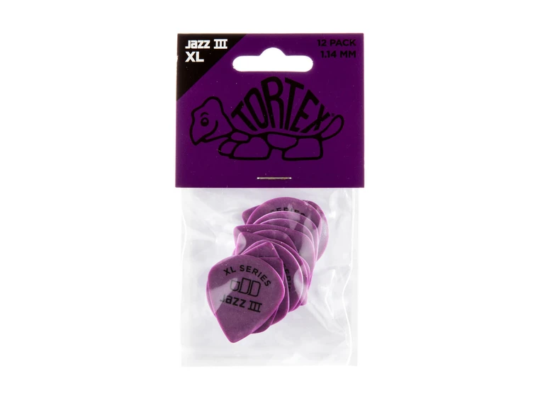 Dunlop 498R1.14 Tortex Jazz3 XL 72-Pack 