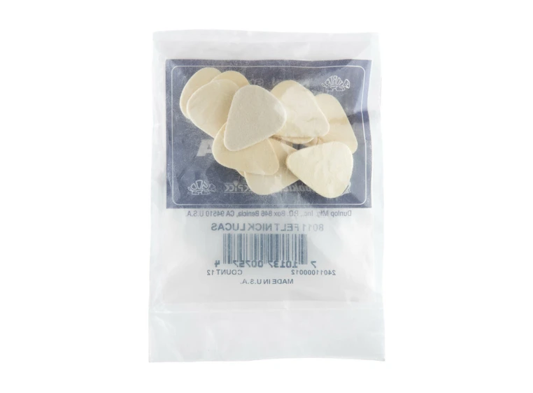 Dunlop 8011 Felt Nick Lucas 12-Pack 