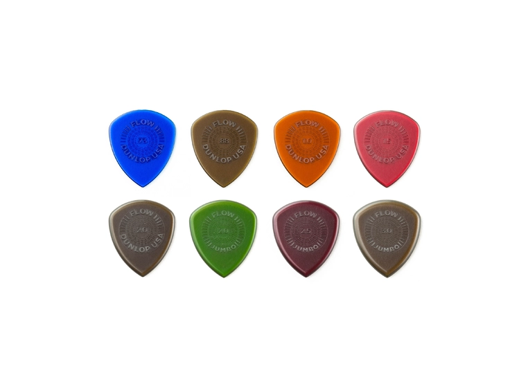 Dunlop PVP-114 Pick Flow Variety Pack Plekter 8-pakning 