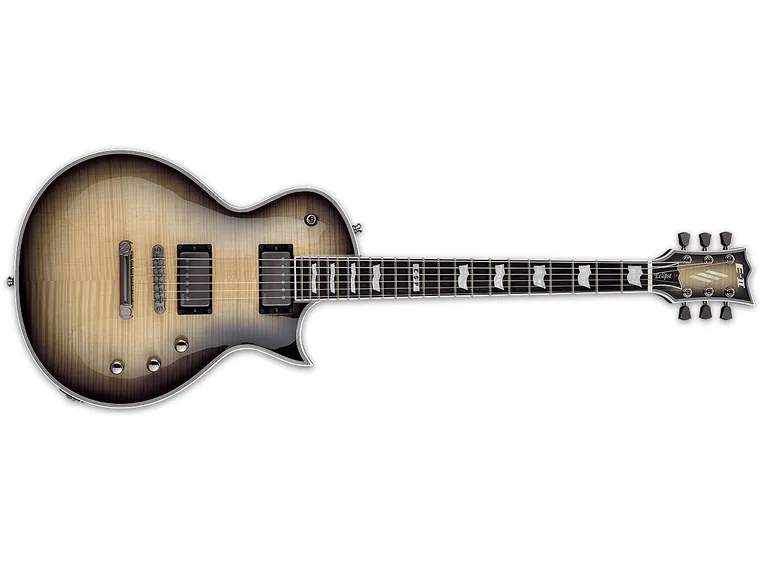 ESP E-II Eclipse Full Thickness Black Natural Burst, Flamed Maple 