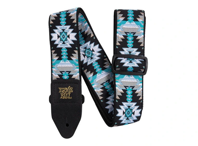 Ernie Ball EB-4609 Albuquerque Blue Jacquard Strap 