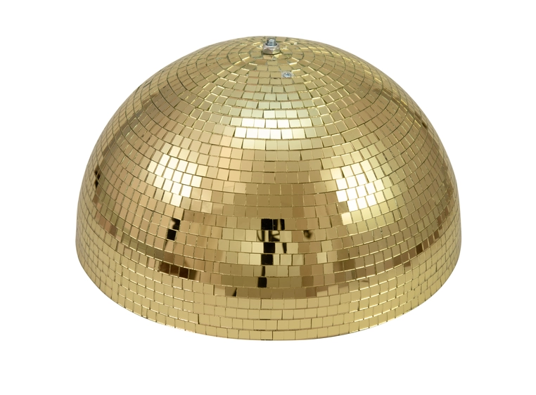 Eurolite Half Mirror Ball 40cm gold motorized 