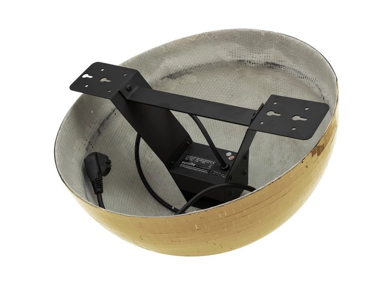 Eurolite Half Mirror Ball 40cm gold motorized 