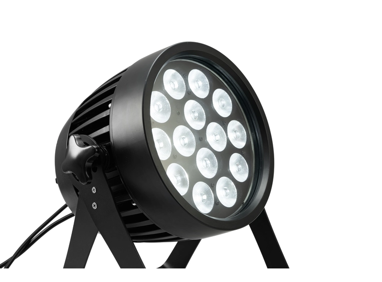 Eurolite LED IP65 PAR 14x10W RGBWA/UV HCL, 15/27/30/60° diffusjons filter 