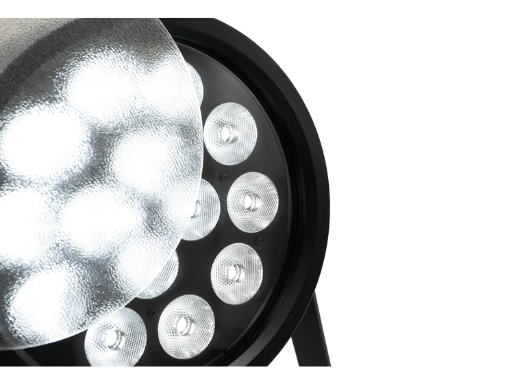 Eurolite LED IP65 PAR 14x10W RGBWA/UV HCL, 15/27/30/60° diffusjons filter 