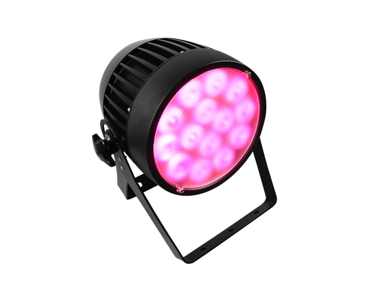 Eurolite LED IP65 PAR 14x10W RGBWA/UV HCL, 15/27/30/60° diffusjons filter 