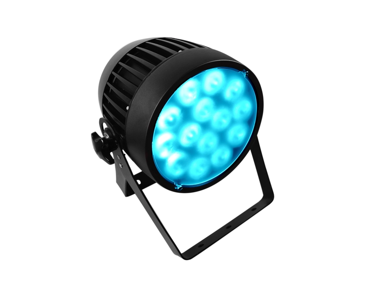 Eurolite LED IP65 PAR 14x10W RGBWA/UV HCL, 15/27/30/60° diffusjons filter 