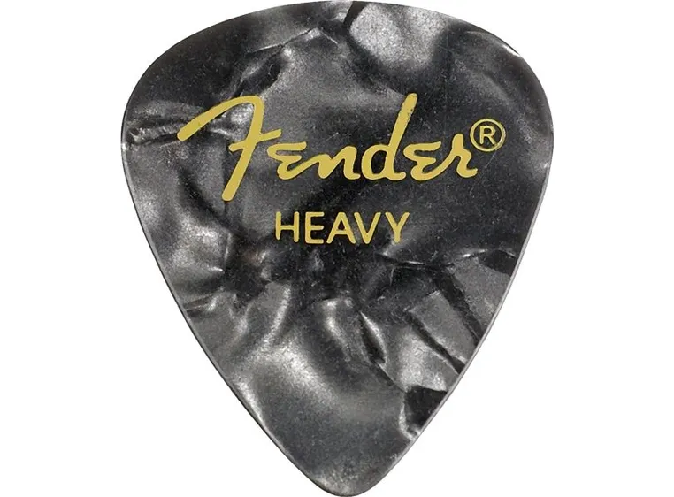 Fender 351 Shape, Black Moto (12-pakning) 