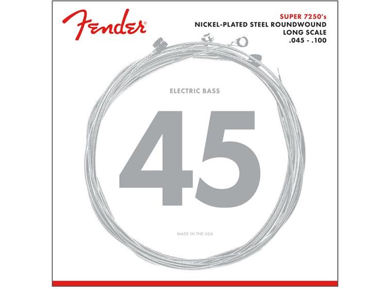 Fender 7250ML Nickel Plated Steel (045-100) Long Scale
