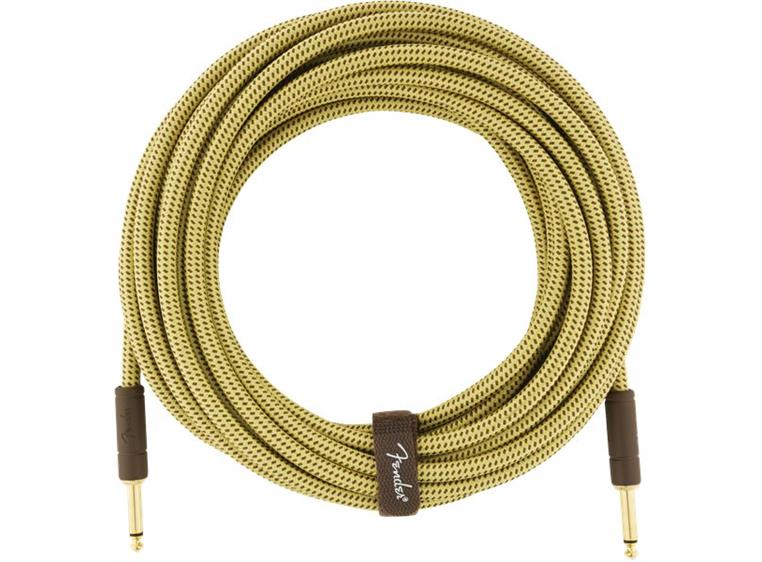 Fender Deluxe Series Instrument Cable Straight/Straight, 25', Tweed