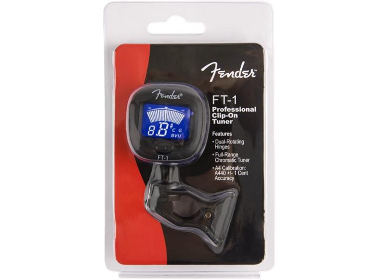 Fender FT-1 Pro Clip-On Tuner Black