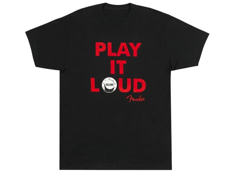 Fender Play it Loud T skjorte svart, S