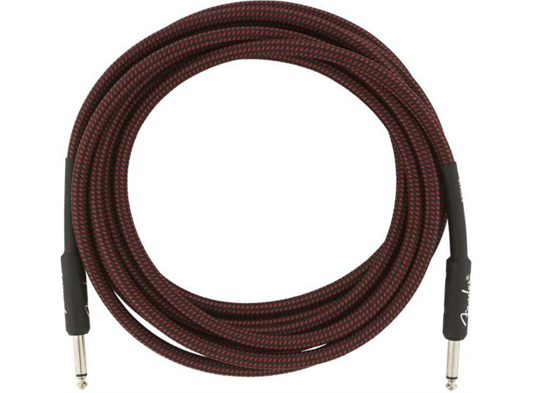 Fender Professional Instrument Cable 15', Red Tweed