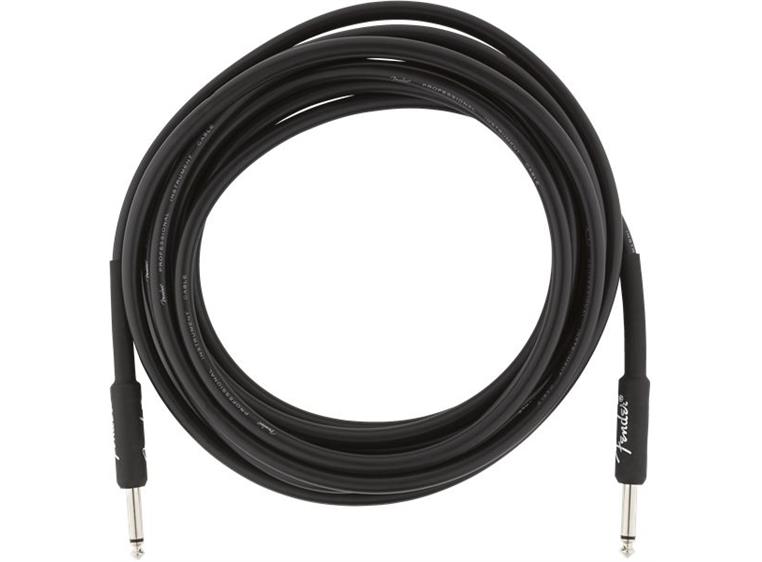 Fender Professional Instrument Cable Straight/Straight, 15', Black