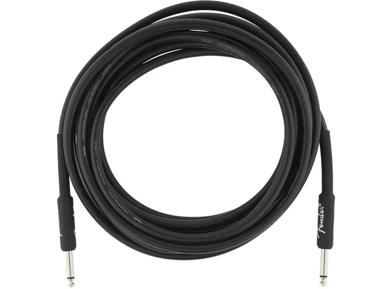 Fender Professional Instrument Cable Straight/Straight, 15', Black 