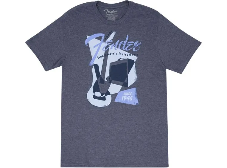 Fender Vintage Geo 1946 T-Shirt Blue, S 