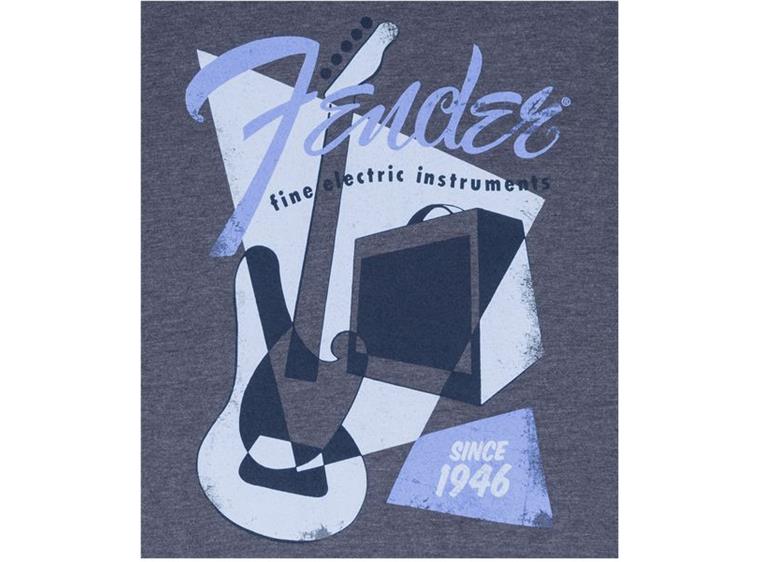Fender Vintage Geo 1946 T-Shirt Blue, S