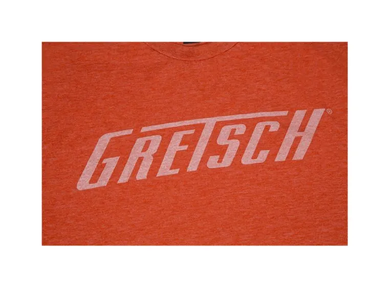 Gretsch Logo T skjorte, Heather oransje størrelse: L 